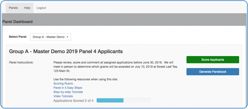 Create a Panel Book - GO Smart™