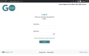 Admin Login Page